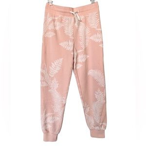 Girls Z Supply Ava Palm Joggers in Rose Pearl (Peachy Pink Color) Size 10/12